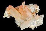 Natural, Red Quartz Crystal Cluster - Morocco #128060-2